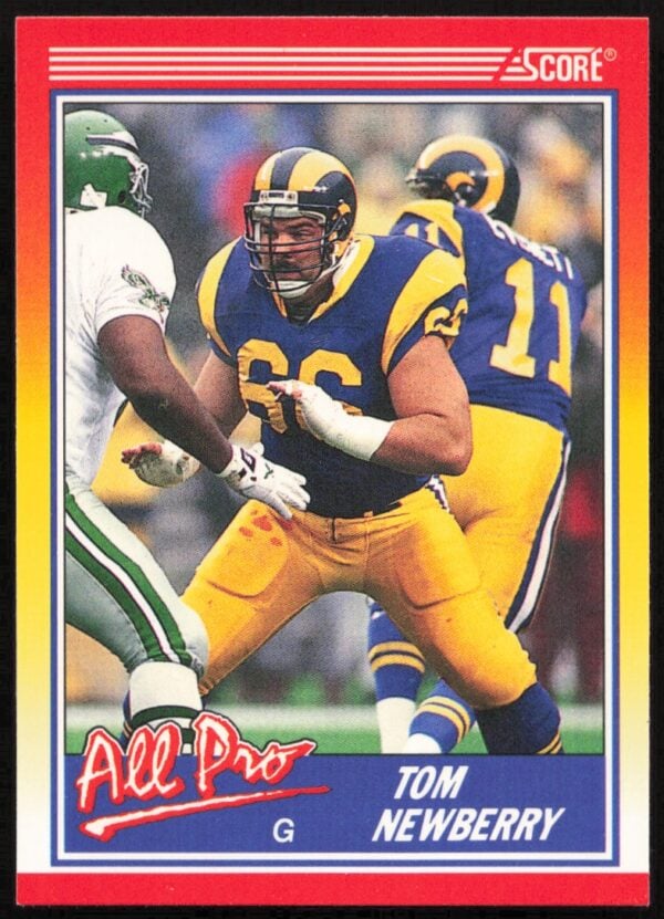 1990 Score Tom Newberry #585 (Front)