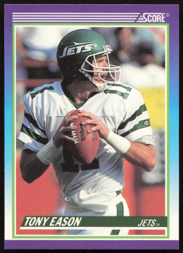 1990 Score Tony Eason #527 (Front)