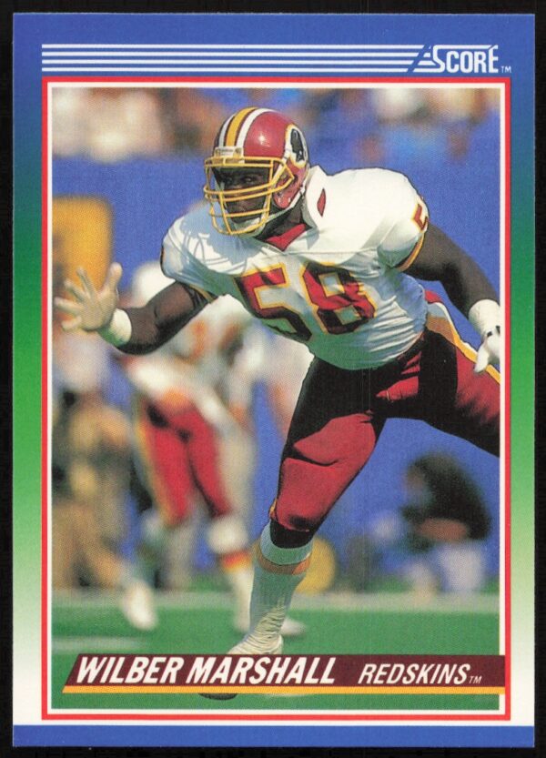 1990 Score Wilber Marshall #71 (Front)