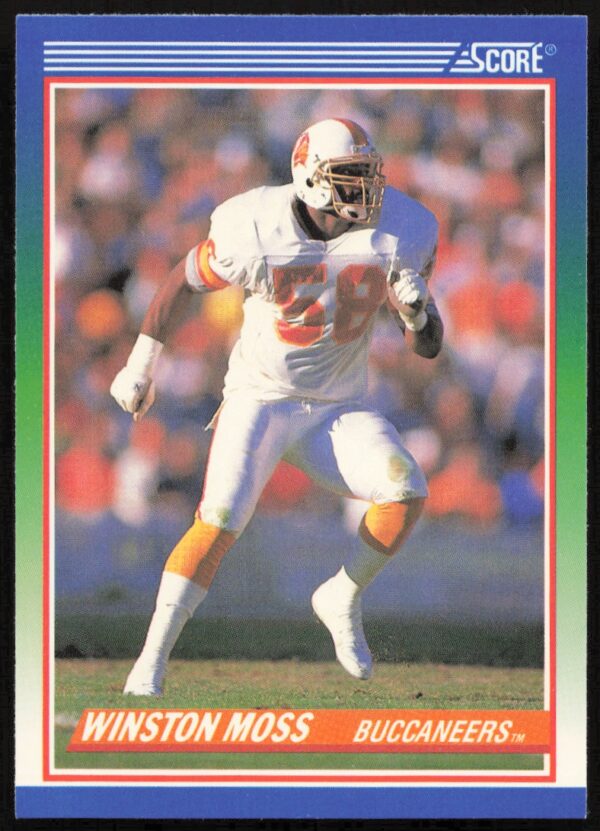 1990 Score Winston Moss #390 (Front)