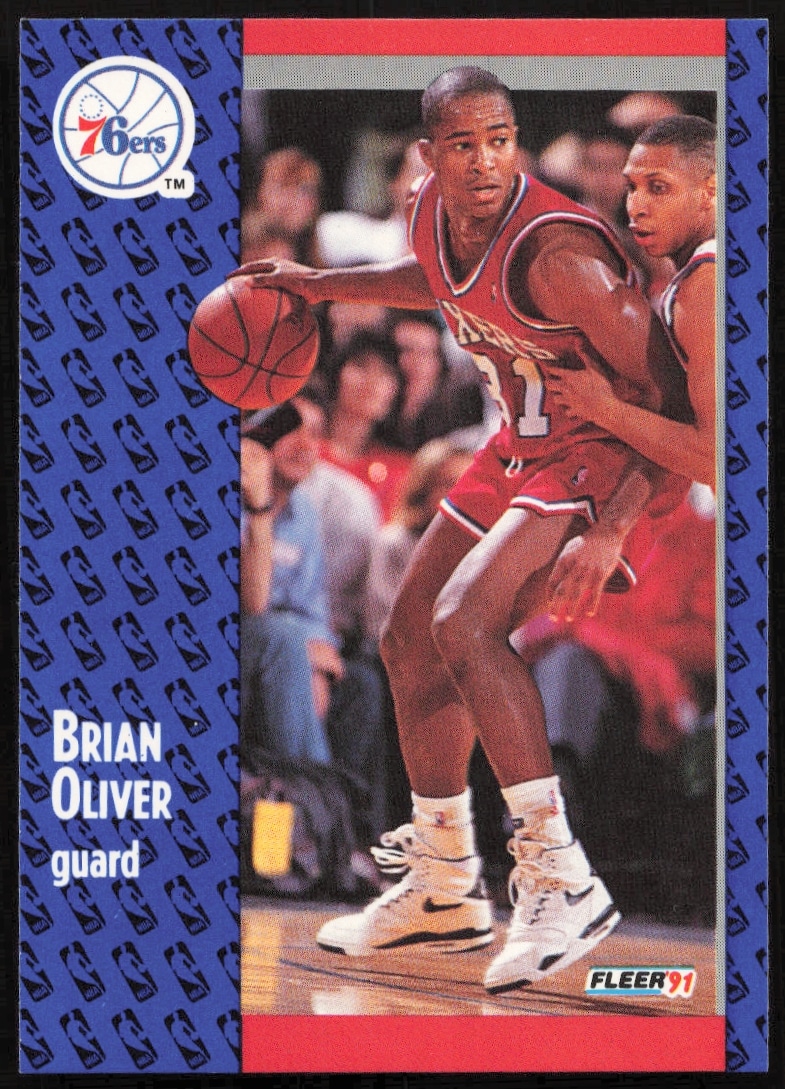 1991 Fleer Brian Oliver #157 (Front)
