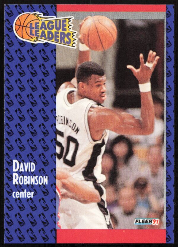 1991 Fleer David Robinson League Leaders #225 (Front)