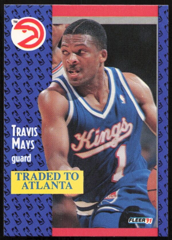 1991 Fleer Travis Mays #177 (Front)