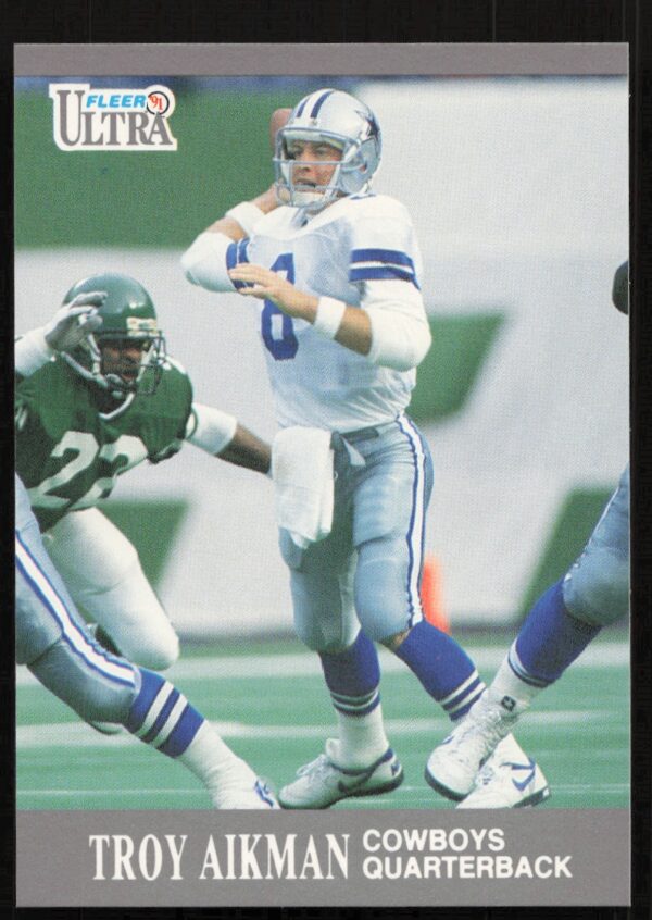 1991 Fleer Ultra Troy Aikman #162 (Front)