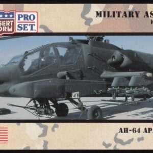 1991 Pro Set Desert Storm AH-64 Apache #239 (Front)