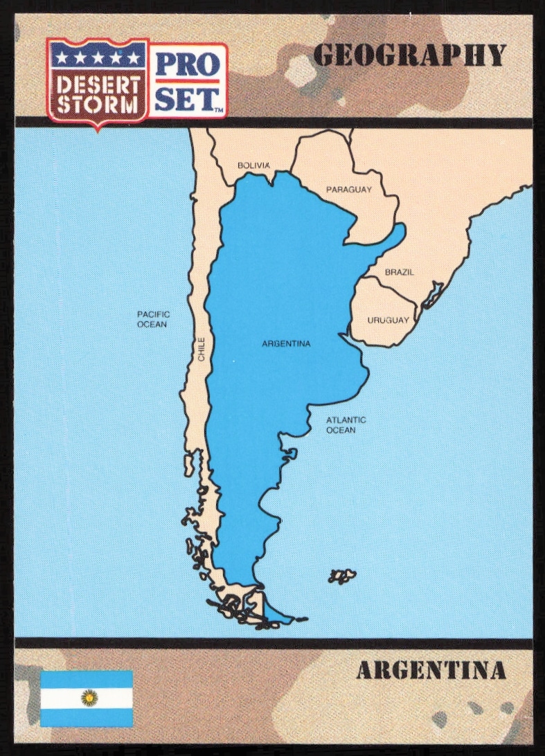1991 Pro Set Desert Storm Argentina #2 (Front)