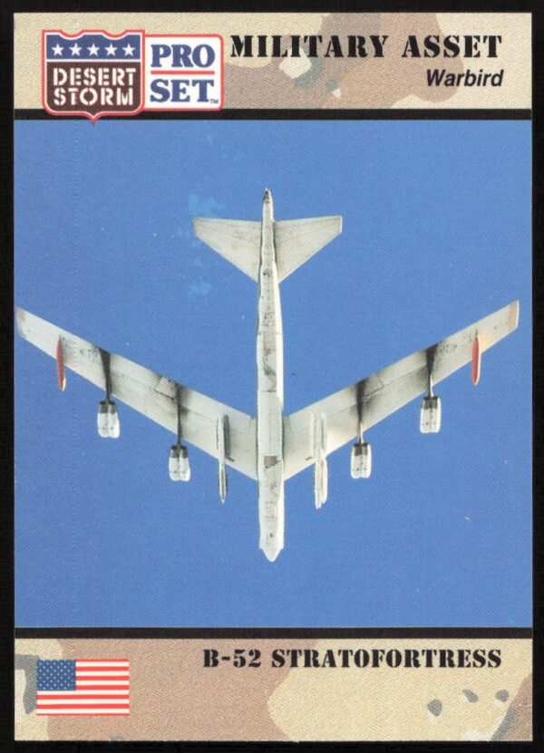 1991 Pro Set Desert Storm B-52 Stratofortress #241 (Front)