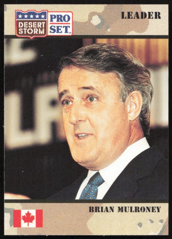 1991 Pro Set Desert Storm Brian Mulroney #66 (Front)