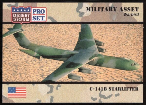 1991 Pro Set Desert Storm C-141B Starlifter #243 (Front)