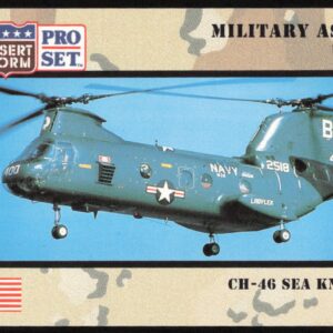 1991 Pro Set Desert Storm CH-46 Sea Knight #244 (Front)