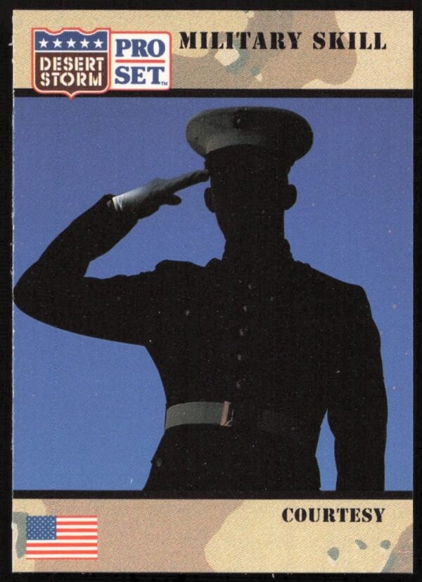 1991 Pro Set Desert Storm Courtesy #154 (Front)