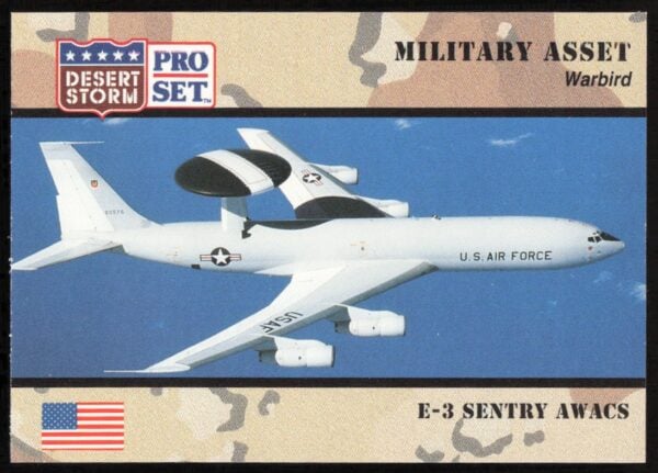 1991 Pro Set Desert Storm E-3 Sentry Awacs #147 (Front)