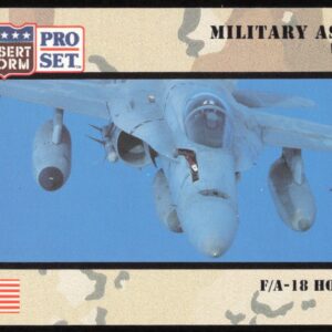 1991 Pro Set Desert Storm F/A-18 Hornet #225 (Front)