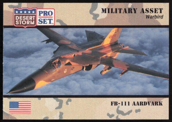 1991 Pro Set Desert Storm FB-111 Aardvark #220 (Front)