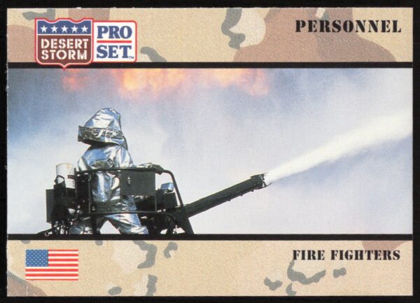 1991 Pro Set Desert Storm Fire Fighters #113 (Front)