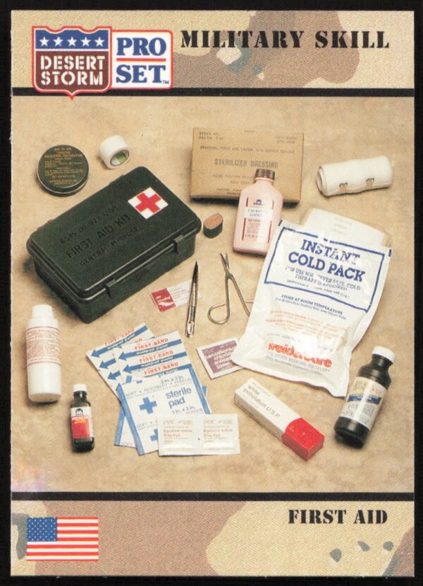 1991 Pro Set Desert Storm First Aid #157 (Front)