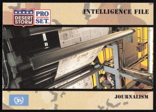 1991 Pro Set Desert Storm Journalism #138 (Front)