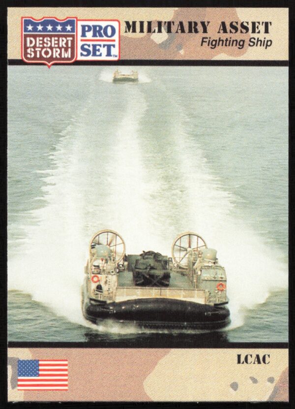 1991 Pro Set Desert Storm LCAC #197 (Front)