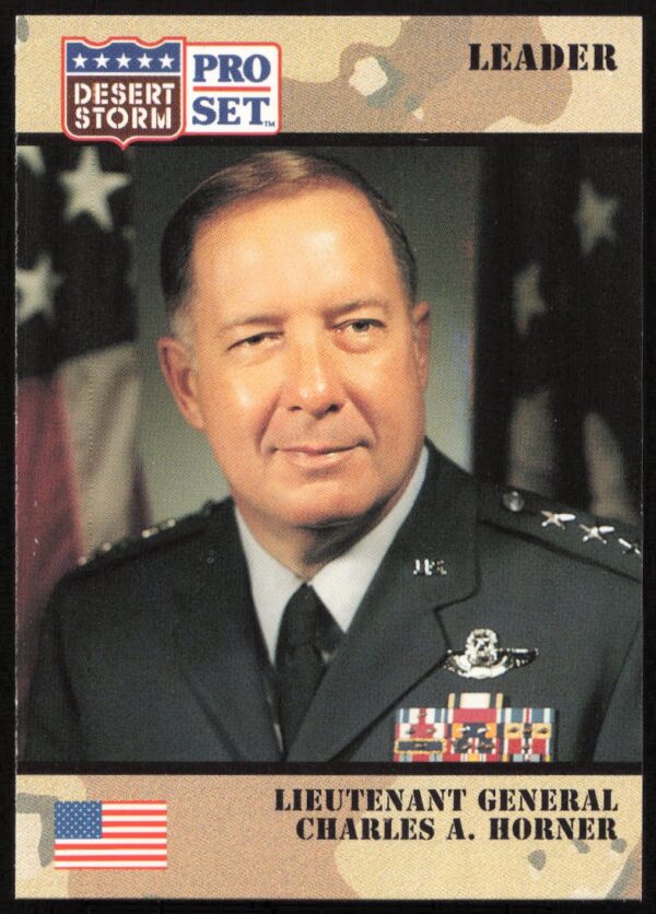 1991 Pro Set Desert Storm Lieutenant General Charles A. Horner #83 (Front)