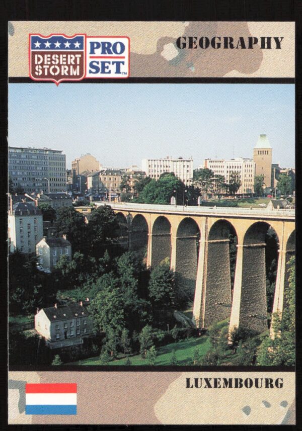 1991 Pro Set Desert Storm Luxembourg #35 (Front)