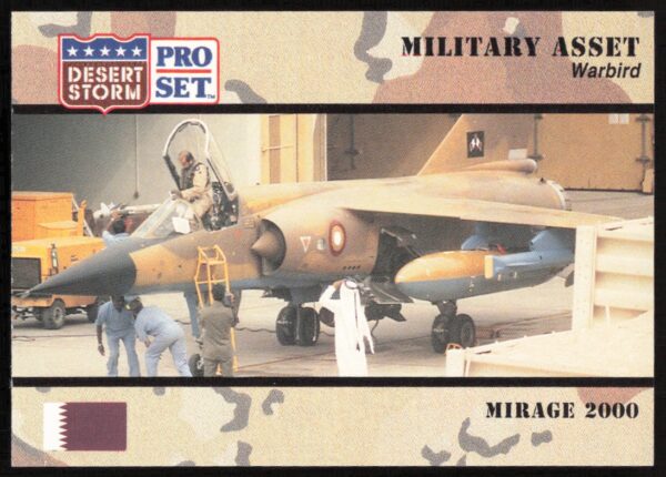 1991 Pro Set Desert Storm Mirage 2000 #229 (Front)