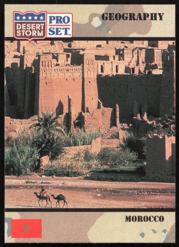 1991 Pro Set Desert Storm Morocco #37 (Front)