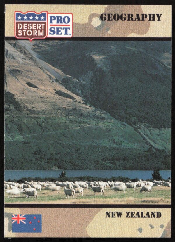 1991 Pro Set Desert Storm New Zealand #39 (Front)