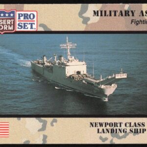 1991 Pro Set Desert Storm Newport Class Task Landing Ship (LST) #192 (Front)