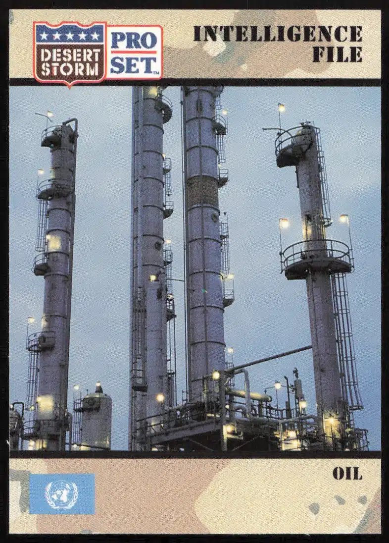 1991 Pro Set Desert Storm Oil #144 (Front)