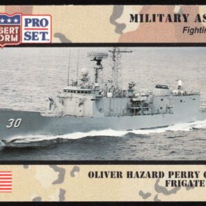 1991 Pro Set Desert Storm Oliver Hazard Perry Class Frigate (FFG) #196 (Front)