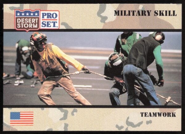 1991 Pro Set Desert Storm Teamwork #175 (Front)
