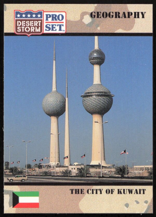 1991 Pro Set Desert Storm The City of Kuwait #32 (Front)