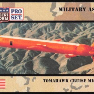 1991 Pro Set Desert Storm Tomahawk Cruise Missile #215 (Front)