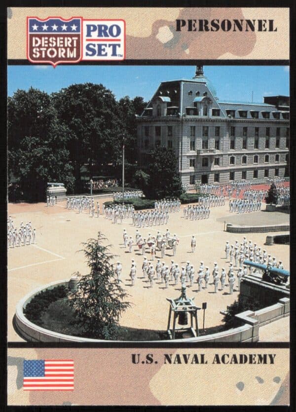 1991 Pro Set Desert Storm U.S Naval Academy #126 (Front)