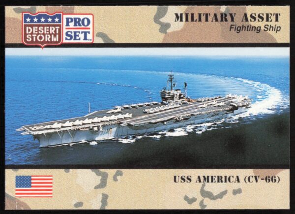 1991 Pro Set Desert Storm USS America (CV-66) #193 (Front)