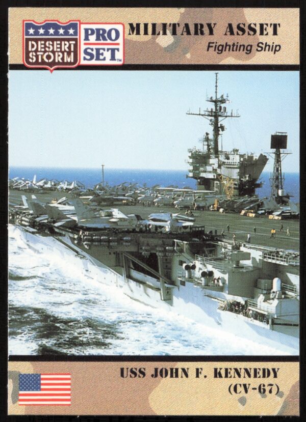 1991 Pro Set Desert Storm USS John F. Kennedy (CV-67) #180 (Front)