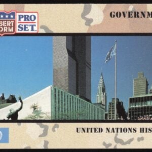 1991 Pro Set Desert Storm United Nations History #96 (Front)