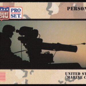 1991 Pro Set Desert Storm United States Marine Corps #121 (Front)