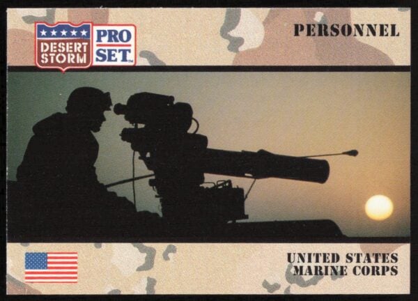 1991 Pro Set Desert Storm United States Marine Corps #121 (Front)
