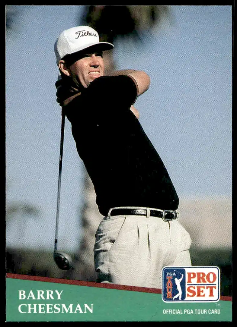 1991 Pro Set PGA Tour Barry Cheesman #166 (Front)