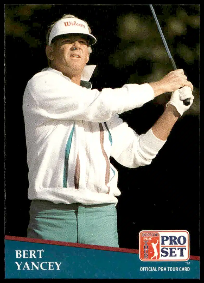 1991 Pro Set PGA Tour Bert Yancey #237 (Front)