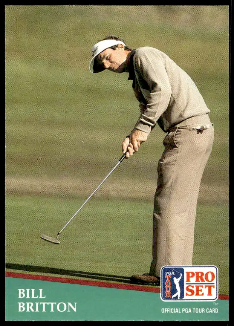 1991 Pro Set PGA Tour Bill Britton #2 (Front)