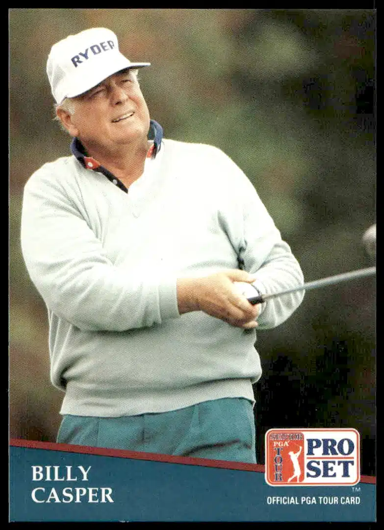 1991 Pro Set PGA Tour Billy Casper #252 (Front)
