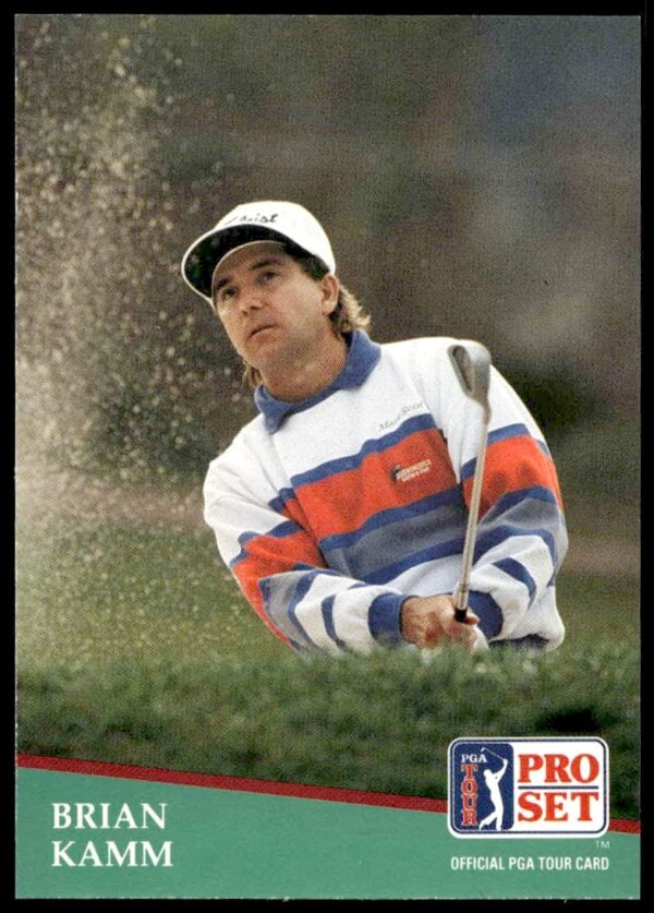 1991 Pro Set PGA Tour Brian Kamm #34 (Front)