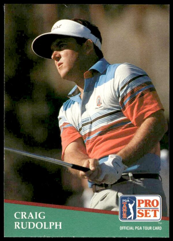 1991 Pro Set PGA Tour Craig Rudolph #10 (Front)