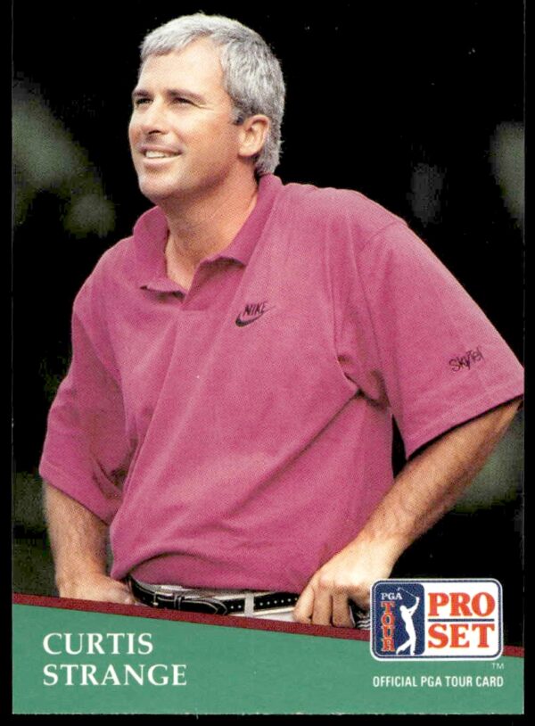 1991 Pro Set PGA Tour Curtis Strange #75 (Front)