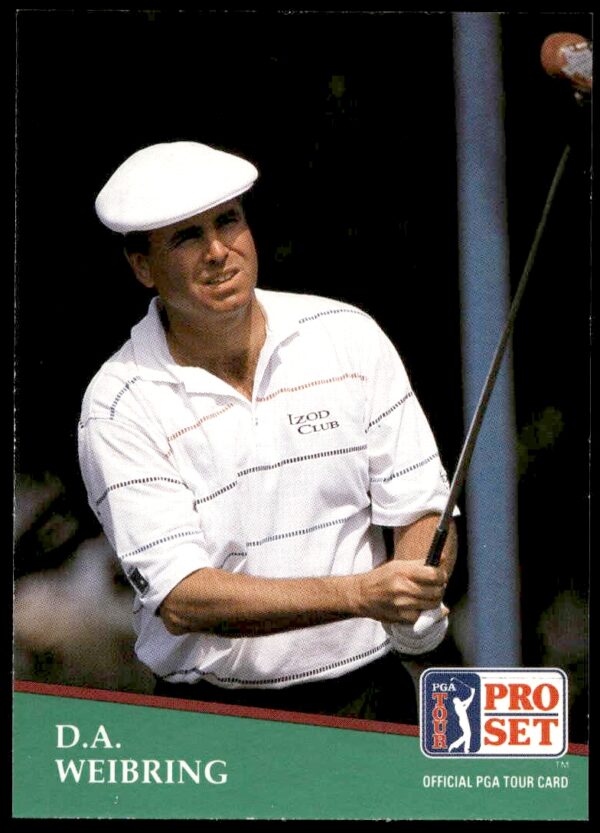 1991 Pro Set PGA Tour D.A. Weibring #121 (Front)