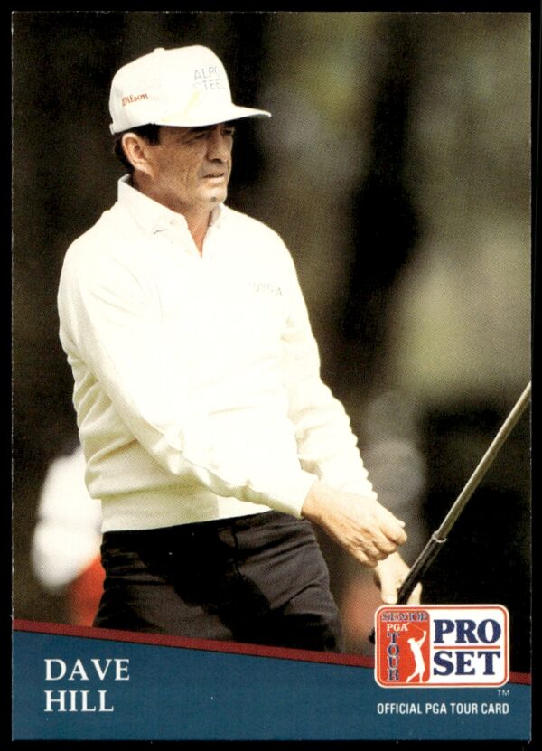 1991 Pro Set PGA Tour Dave Hill #195 (Front)