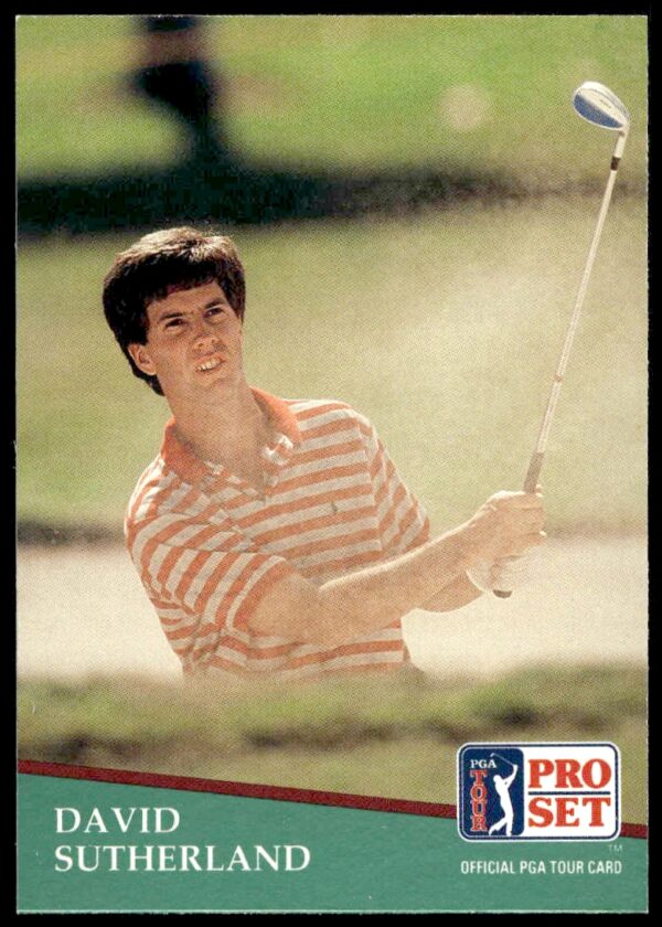 1991 Pro Set PGA Tour David Sutherland #42 (Front)