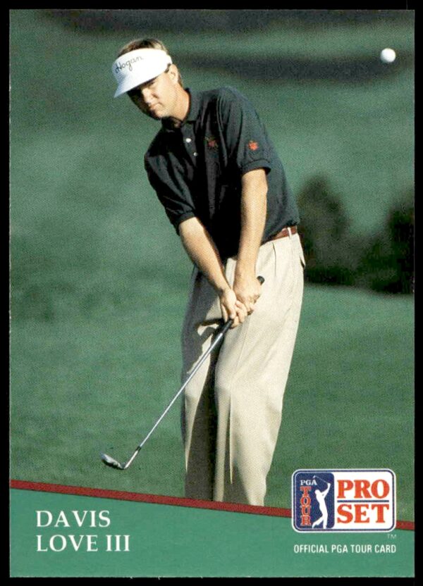 1991 Pro Set PGA Tour Davis Love III #105 (Front)